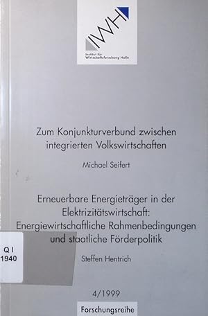 Bild des Verkufers fr Zum Konjunkturverbund zwischen integrierten Volkswirtschaften. zum Verkauf von Antiquariat Bookfarm
