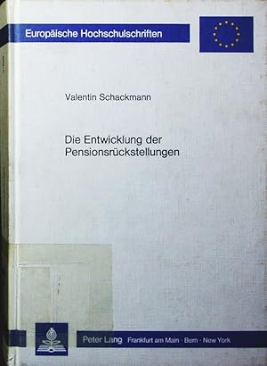 Seller image for Die Entwicklung der Pensionsrckstellungen. eine empirische Untersuchung in der Bundesrepublik Deutschland fr die Jahre 1972 - 1981. for sale by Antiquariat Bookfarm