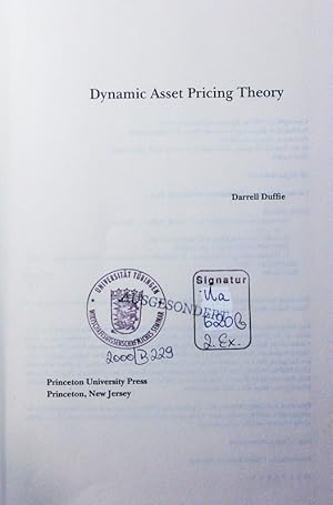 Bild des Verkufers fr Dynamic asset pricing theory. zum Verkauf von Antiquariat Bookfarm