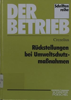 Seller image for Rckstellungen bei Umweltschutzmanahmen. for sale by Antiquariat Bookfarm