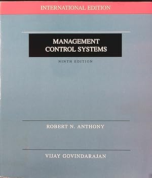 Immagine del venditore per Management control systems. venduto da Antiquariat Bookfarm