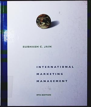 Imagen del vendedor de International marketing management. a la venta por Antiquariat Bookfarm