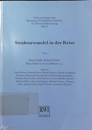 Seller image for Strukturwandel in der Krise. for sale by Antiquariat Bookfarm