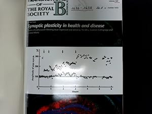 Seller image for Synaptic plasticity in health and disease papers of a Discussion Meeting Issue. Philosophical transactions of the Royal Society of London / B. for sale by Antiquariat Bookfarm