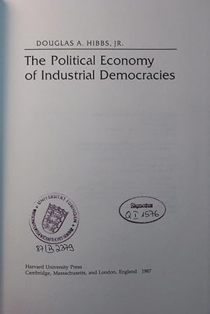 Seller image for The political economy of industrial democracies. for sale by Antiquariat Bookfarm