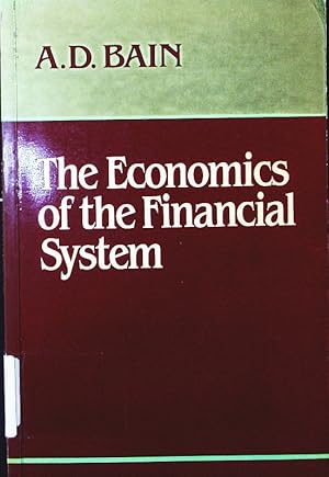 Seller image for The economics of the financial system. for sale by Antiquariat Bookfarm