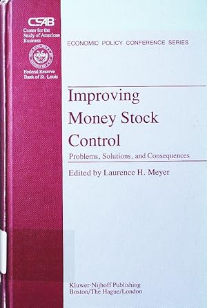 Image du vendeur pour Improving money stock control. problems, solutions, and consequences. mis en vente par Antiquariat Bookfarm