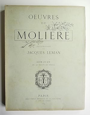 Image du vendeur pour Oeuvres de Molire - Dom Juan ou le festin de Pierre - 1889 mis en vente par Edme Librairie