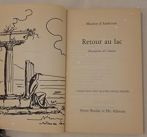 Imagen del vendedor de Retour au lac. a la venta por Librairie La Perle Rare