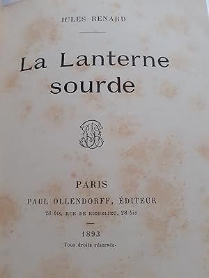 la lanterne sourde