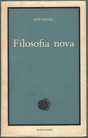 Immagine del venditore per FILOSOFIA NOVA venduto da Libreria Neapolis di Cirillo Annamaria