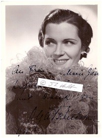 Imagen del vendedor de OLGA TSCHECHOWA (eigtl. Olga von Knipper, 1897-1988) russisch-deutsche Schauspielerin, Tochter Ada Tschechowa, Enkelin Vera Tschechowa, Spionin fr Geheimdienstchef Lawrenti Beria, Kosmetik-Produzentin a la venta por Herbst-Auktionen