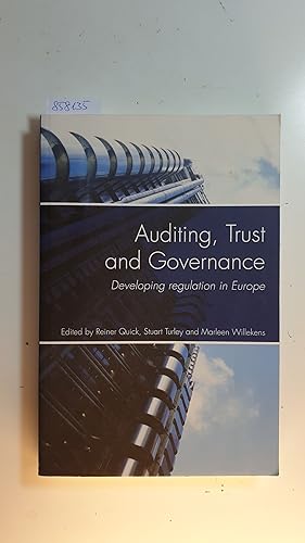 Seller image for Auditing, trust and governance for sale by Gebrauchtbcherlogistik  H.J. Lauterbach