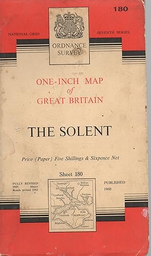 Ordnance Survey One-Inch Map Sheet 180 The Solent 1963