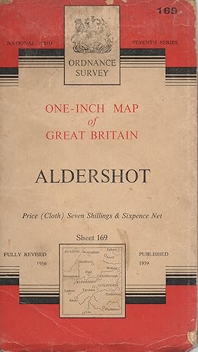 Ordnance Survey One-Inch Map Sheet 169 Aldershot 1959
