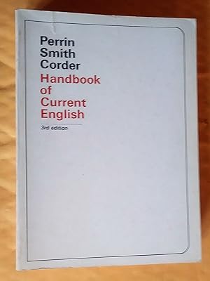 Imagen del vendedor de Handbook of Current English: 3rd Edition a la venta por Livresse