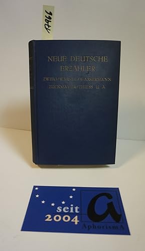 Seller image for Neue deutsche Erzhler. for sale by AphorismA gGmbH