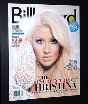 Image du vendeur pour Billboard Magazine, September 29, 2012: Christina Aguilera mis en vente par A&D Books