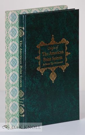 Image du vendeur pour ORIGIN OF THE AMERICAN POINT SYSTEM FOR PRINTERS' TYPE MEASUREMENT.|THE mis en vente par Oak Knoll Books, ABAA, ILAB