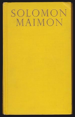 Seller image for Solomon Maimon: An Autobiography for sale by JNBookseller