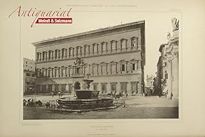 "Palazzo Farnese, ca. 1530 beg.". Aus: Heinrich Strack. Baudenkmäler Roms des XV.-XIX. Jahrhunderts.