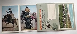 Broncho Busters Wild West Cowboy Souvenir Folder