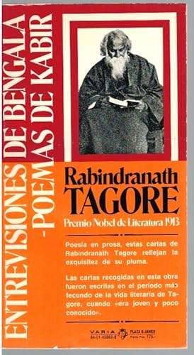 Seller image for Entrevisiones de Bengala, poemas de Kabir for sale by Librera Dilogo