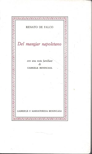 Seller image for Del mangiar napoletano for sale by librisaggi