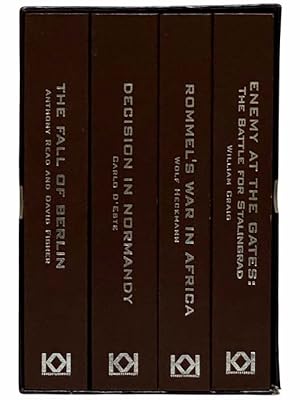 Imagen del vendedor de World War II:The Fate of Europe Four Book Box Set (The Fall of Berlin, Rommel's War in Africa, Decision in Normandy, Enemy at the Gates: The Battle for Stalingrad) a la venta por Yesterday's Muse, ABAA, ILAB, IOBA