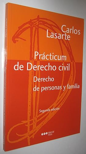 Seller image for PRACTICUM DE DERECHO CIVIL - DERECHO DE PERSONAS Y FAMILIA for sale by UNIO11 IMPORT S.L.