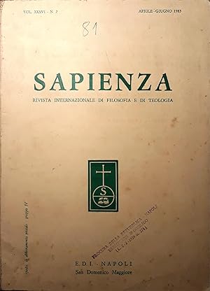 Sapienza (vol.2 aprile - giugno 1983)