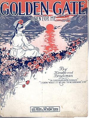 Seller image for SHEET MUSIC: "Golden Gate Open for Me" for sale by Dorley House Books, Inc.