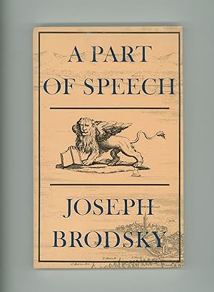 A Part of Speech, Poems by Joseph Brodsky, Nobel Prize Winning Poetl 1980 First Paperback Printin...