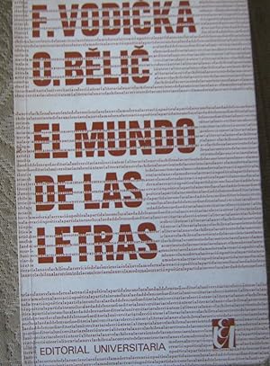 Seller image for El mundo de las letras: introduccin al estudio de la obra literaria for sale by Librera Monte Sarmiento