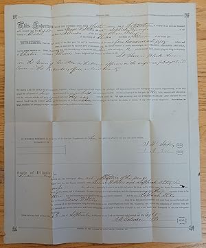 Indenture between Isaac W. Stiles and Sophiah his wife and Oliver J. Lewis, September 6, 1858, Tr...