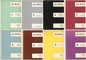Die Reihe 1-8 (First Edition, complete in eight volumes)