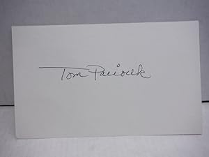 TOM PACIOLEK - BASEBALL PLAYER AUTOGRAPH