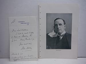 1905: JOHN MORLEY, SECRETARY OF STATE FOR INDIA ? SIGNED HANDWRITTEN LETTER