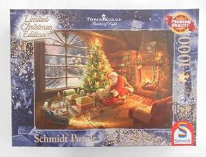 Schmidt Spiele 59495 Thomas Kinkade: Der Weihnachtsmann ist da! [1000 Teile Puzzle]. Limited Chri...