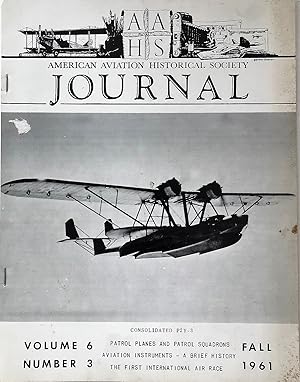Immagine del venditore per American Aviation Historical Society (AAHS) Journal, Vol. 6, No. 3, Fall 1961 venduto da The Aviator's Bookshelf