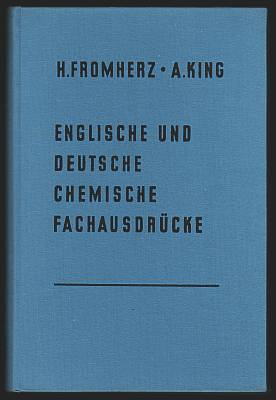 Imagen del vendedor de Englische und deutsche chemische Fachausdrcke. German - englisch chemical terminology. Ein Leitfaden in englischer und deutscher Sprache. a la venta por Antiquariat Das Zweitbuch Berlin-Wedding