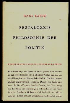Bild des Verkufers fr Pestalozzis Philosophie der Politik. zum Verkauf von Antiquariat Das Zweitbuch Berlin-Wedding