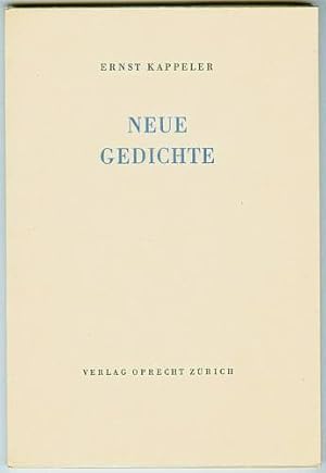 Immagine del venditore per Neue Gedichte. venduto da Antiquariat Das Zweitbuch Berlin-Wedding