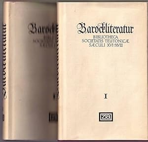 Barockliteratur. Katalog der Büchersammlung der Deutschen Gesellschaft in Leipzig. 2 Bände. Bibli...
