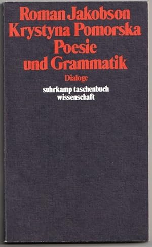 Bild des Verkufers fr Poesie und Grammatik - Dialoge. zum Verkauf von Antiquariat Das Zweitbuch Berlin-Wedding