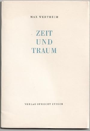 Immagine del venditore per Zeit und Traum. Gedichte. venduto da Antiquariat Das Zweitbuch Berlin-Wedding