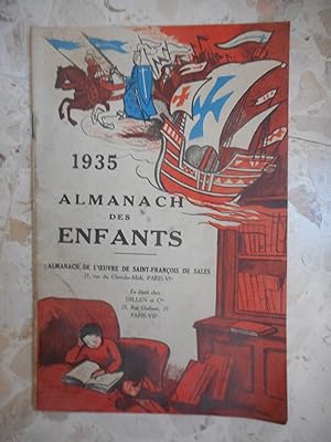 Immagine del venditore per 1935 - Almanach des enfants - (Almanach de l'oeuvre de Saint Francois de Sales) venduto da Frederic Delbos