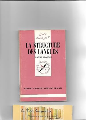 Imagen del vendedor de La structure des langues a la venta por La Petite Bouquinerie