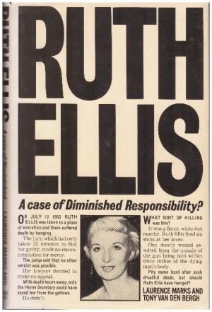 Seller image for RUTH ELLIS A Case of Diminished Responsibility? for sale by Loretta Lay Books