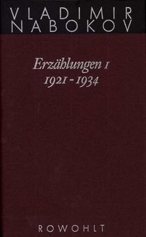 Bild des Verkufers fr Erzhlungen 1921 - 1934 zum Verkauf von KUNSTHAUS-STUTTGART